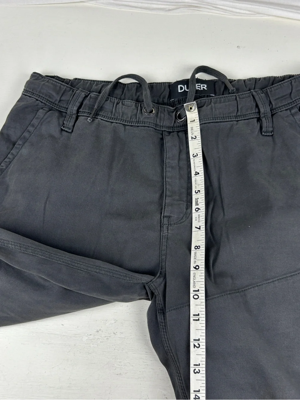 DUER Pants Mens 32 X 29 Grey T2X Slim Fit Stretch Joggers Casual